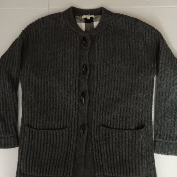 MADEWELL MERINO WOOL ALPACA BLEND CARDIGAN SWEATER - Picture 3 of 14
